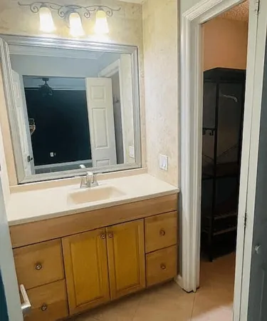 a bathroom with a shower and a toilet