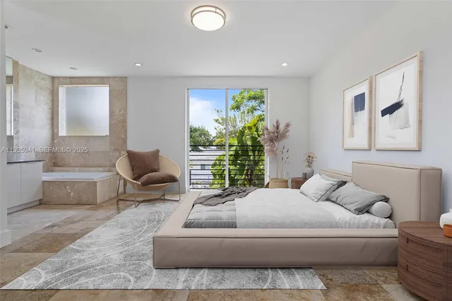 a view of a house with a garden