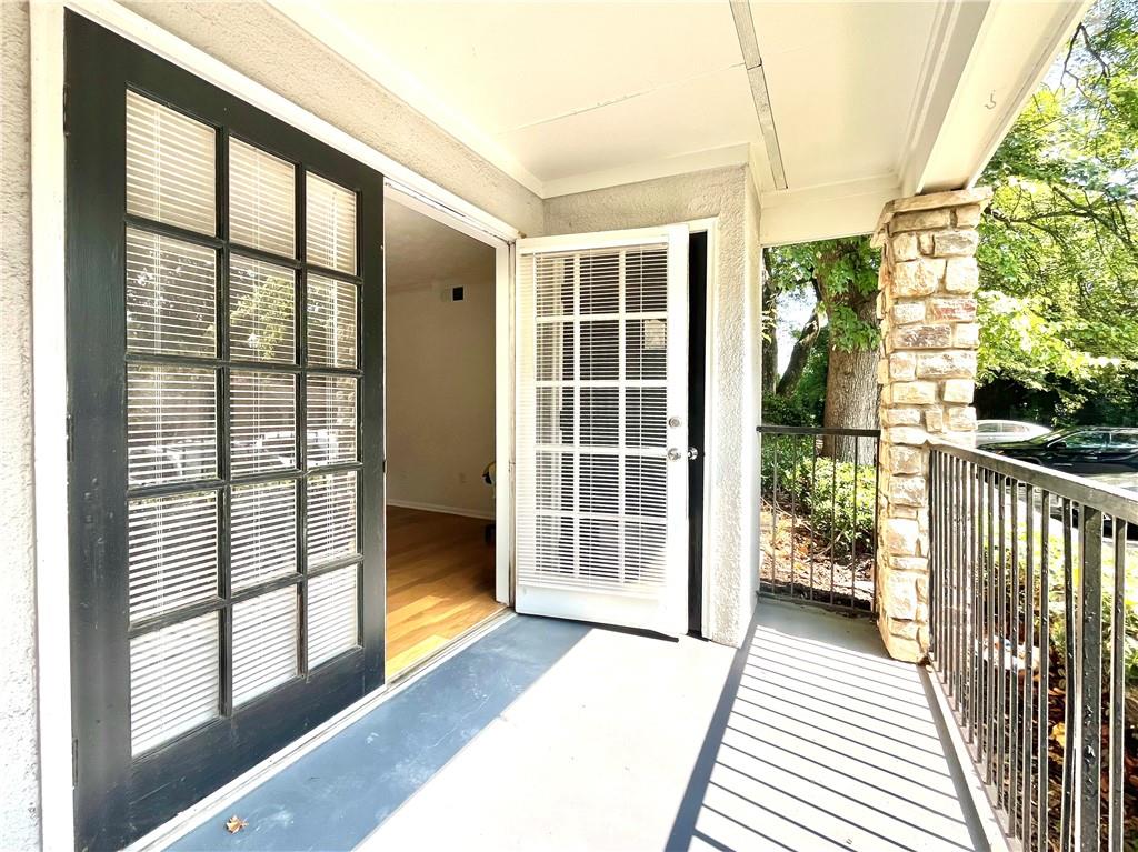 1150 Collier Road Northwest, Unit 2J Atlanta, GA 30318 - Photo 22 of 33 a view of a balcony