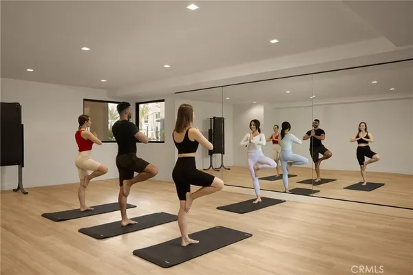 a view of outdoor space with seating