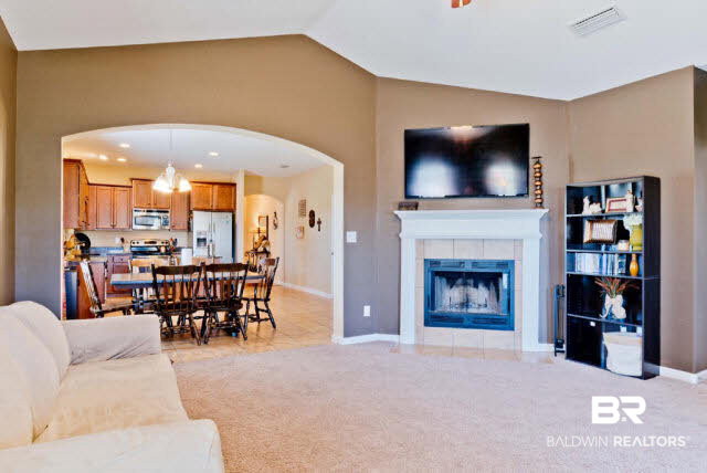9395 Pembrook Loop Fairhope, AL 36532 - Photo 5 of 27 Custom Arched Entryway into Dining Area