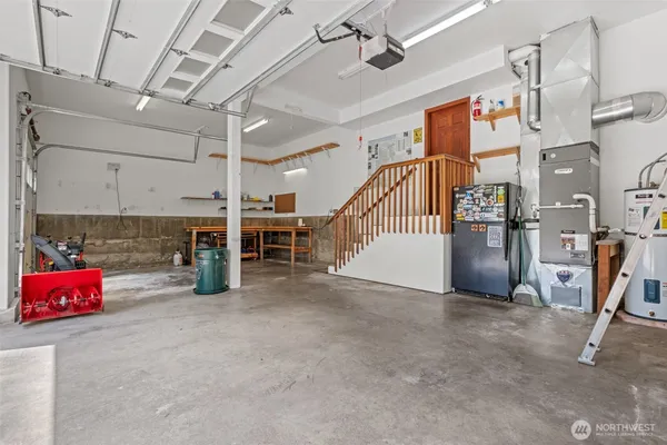 a view of storage and utility room