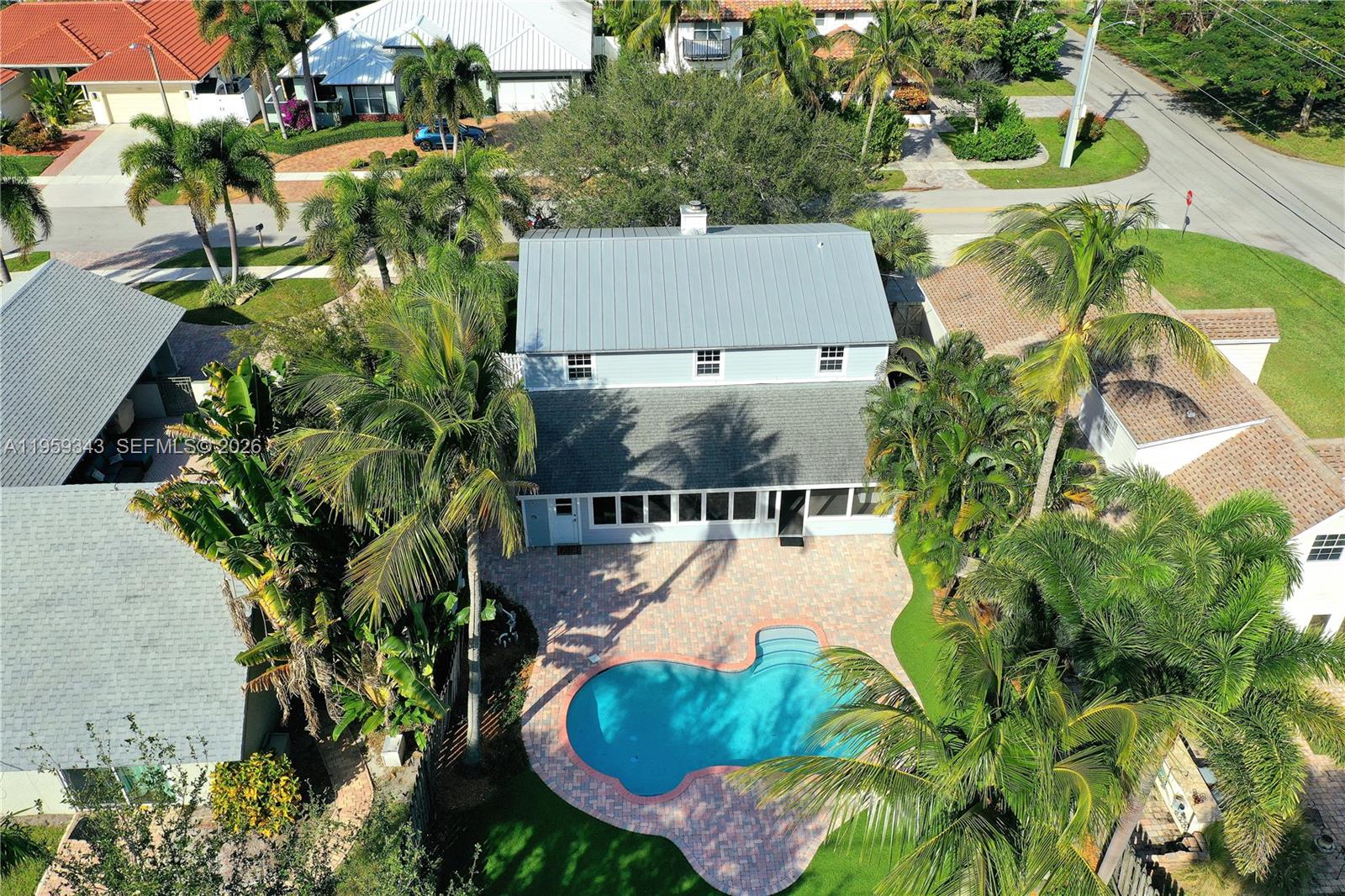 1210 Southwest 19th Street Boca Raton, FL 33486 - Photo 43 of 43 an aerial view of a house with yard swimming pool and outdoor seating