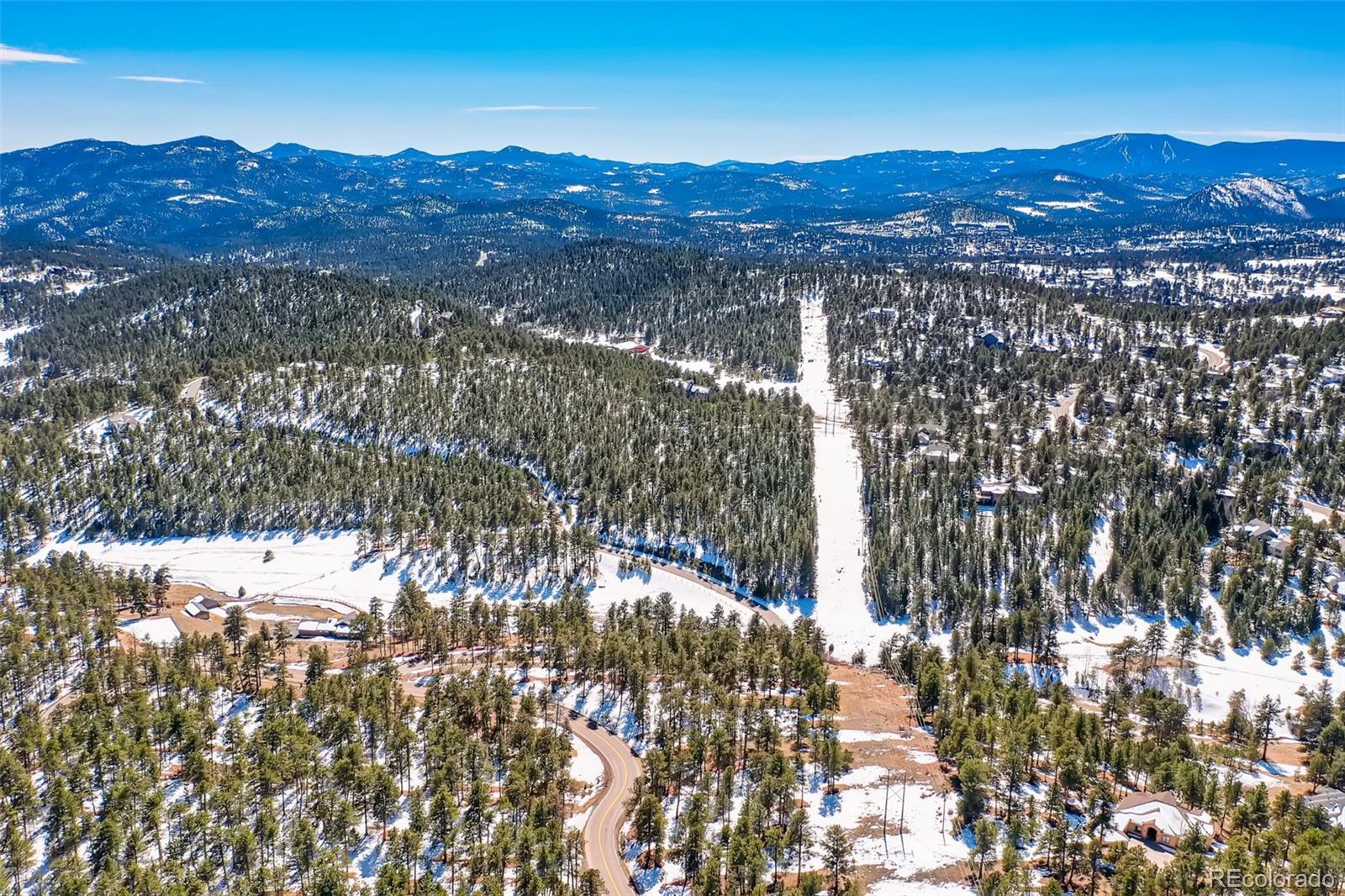 1493 Pinedale Ranch Circle Evergreen, CO 80439 - Photo 11 of 19 a view of city and mountain