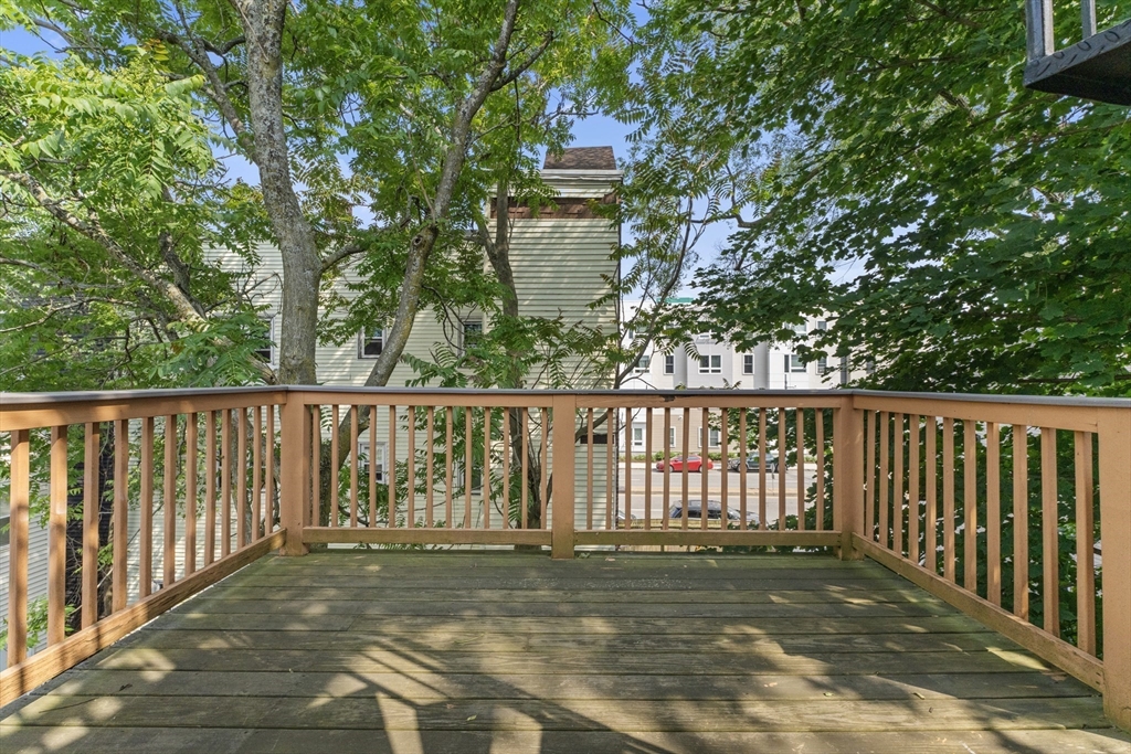 10 Mitchell Street, Unit 3 Boston, MA 02127 - Photo 14 of 15 a balcony with trees in front of it