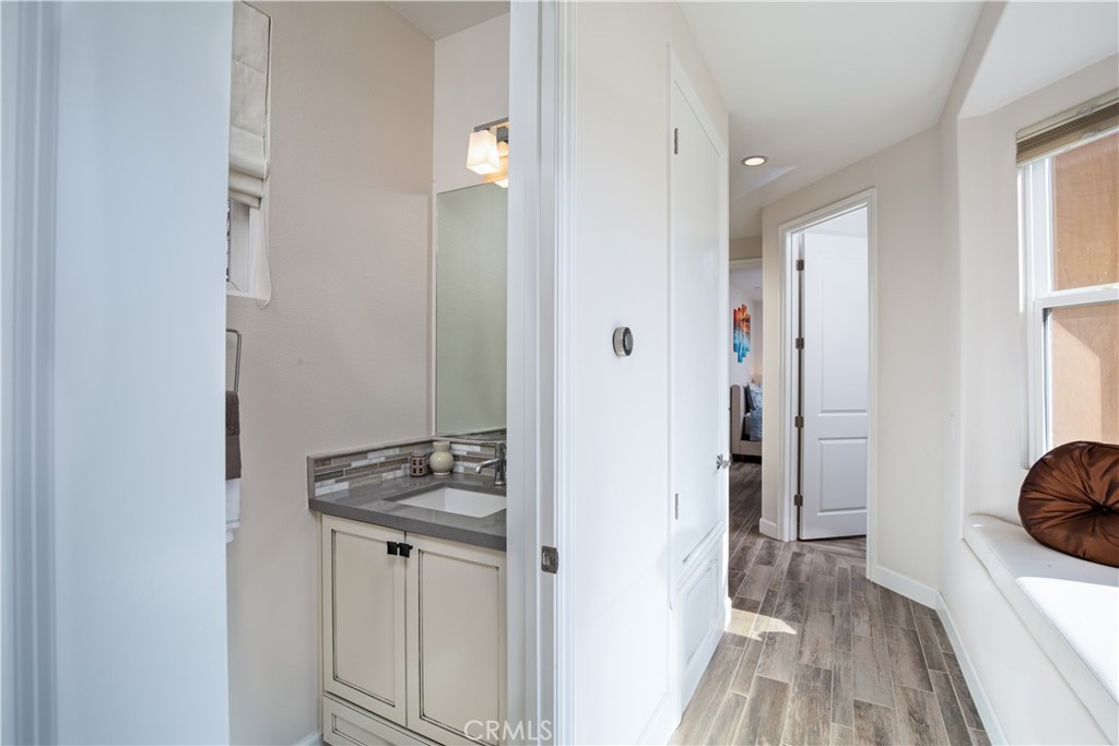 610 17th Street Huntington Beach, CA 92648 - Photo 11 of 64 a view of hallway with wooden floor