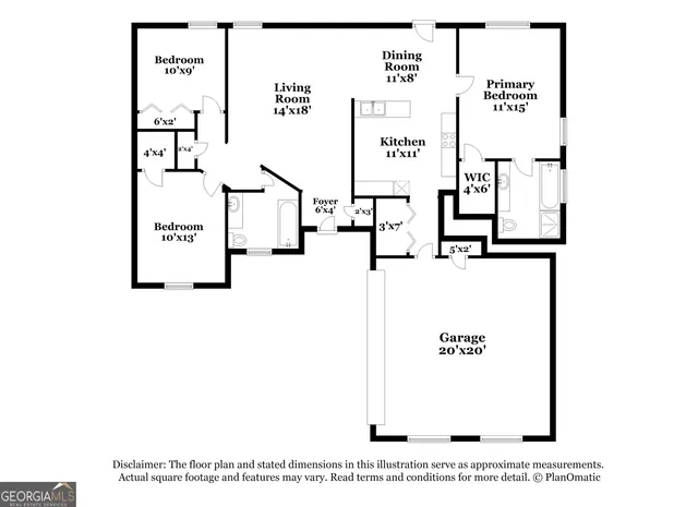 $1,755 | 25 East Country Woods Drive, Covington, GA 30016