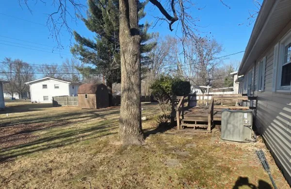 a view of outdoor space with seating