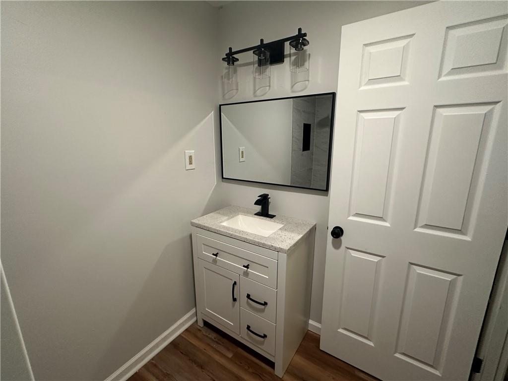 201 Clever Road McKees Rocks, PA 15136 - Photo 14 of 30 a bathroom with a sink and mirror