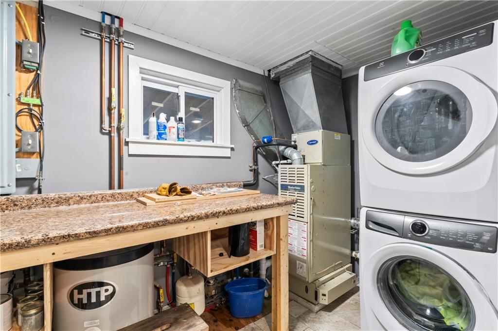 615 Midway Drive Beaver, PA 15009 - Photo 14 of 30 a utility room with dryer and washer