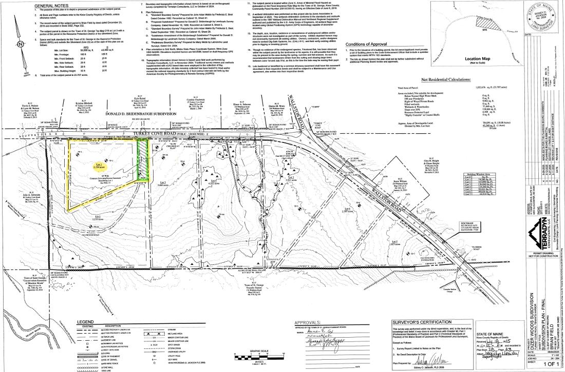 Lot #1 Turkey Cove Road Tenants Harbor, ME 04860 - Photo 1 of 3 Lot #1 Map