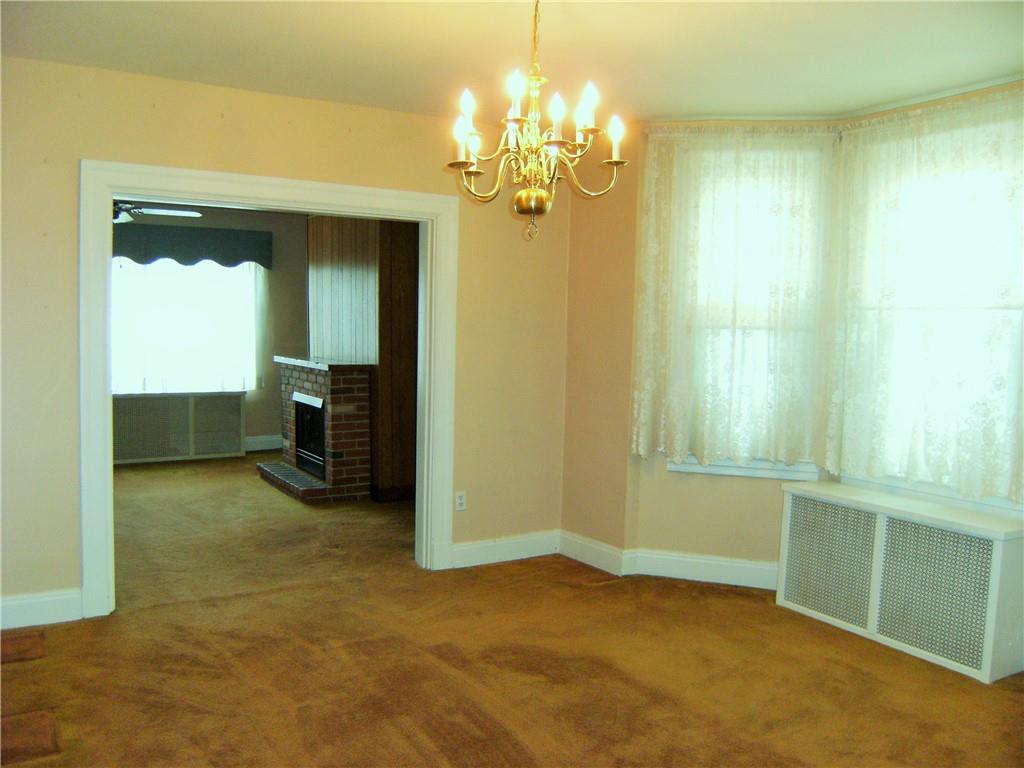 2733 Middletown Road Pittsburgh, PA 15205 - Photo 6 of 25 Dining Room With Bay Bump Out - Hardwood Floors Below Carpet