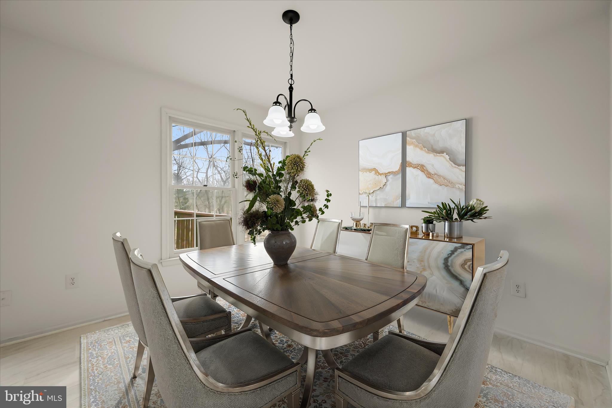 4750 Rams Horn Row Ellicott City, MD 21042 - Photo 3 of 54 a dining room with furniture and wooden floor