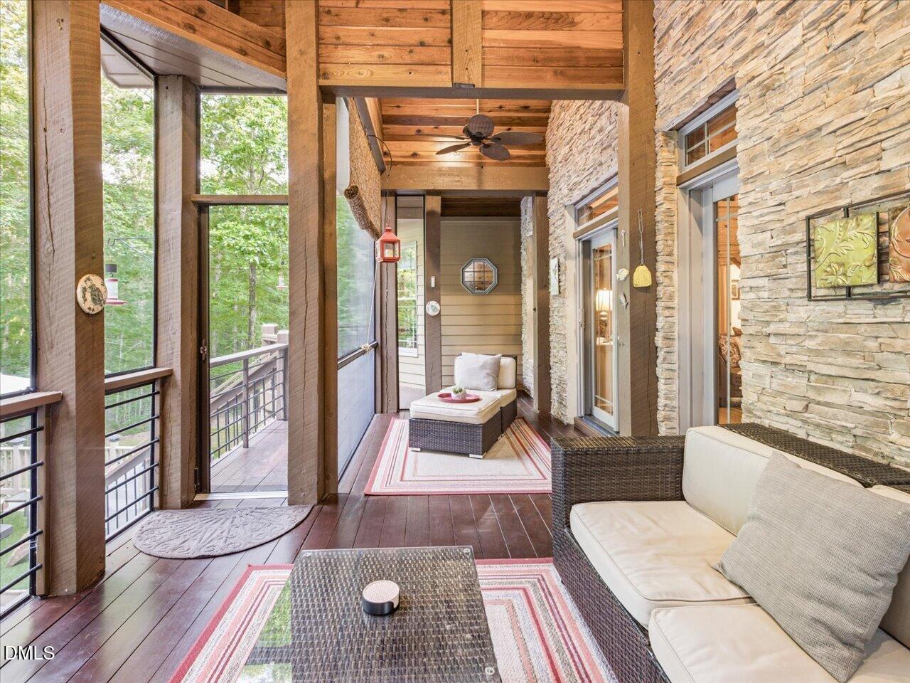 275 Mill Stone Road Moncure, NC 27559 - Photo 16 of 91 Screened Porch