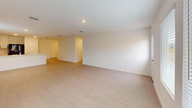 a view of a kitchen with a sink