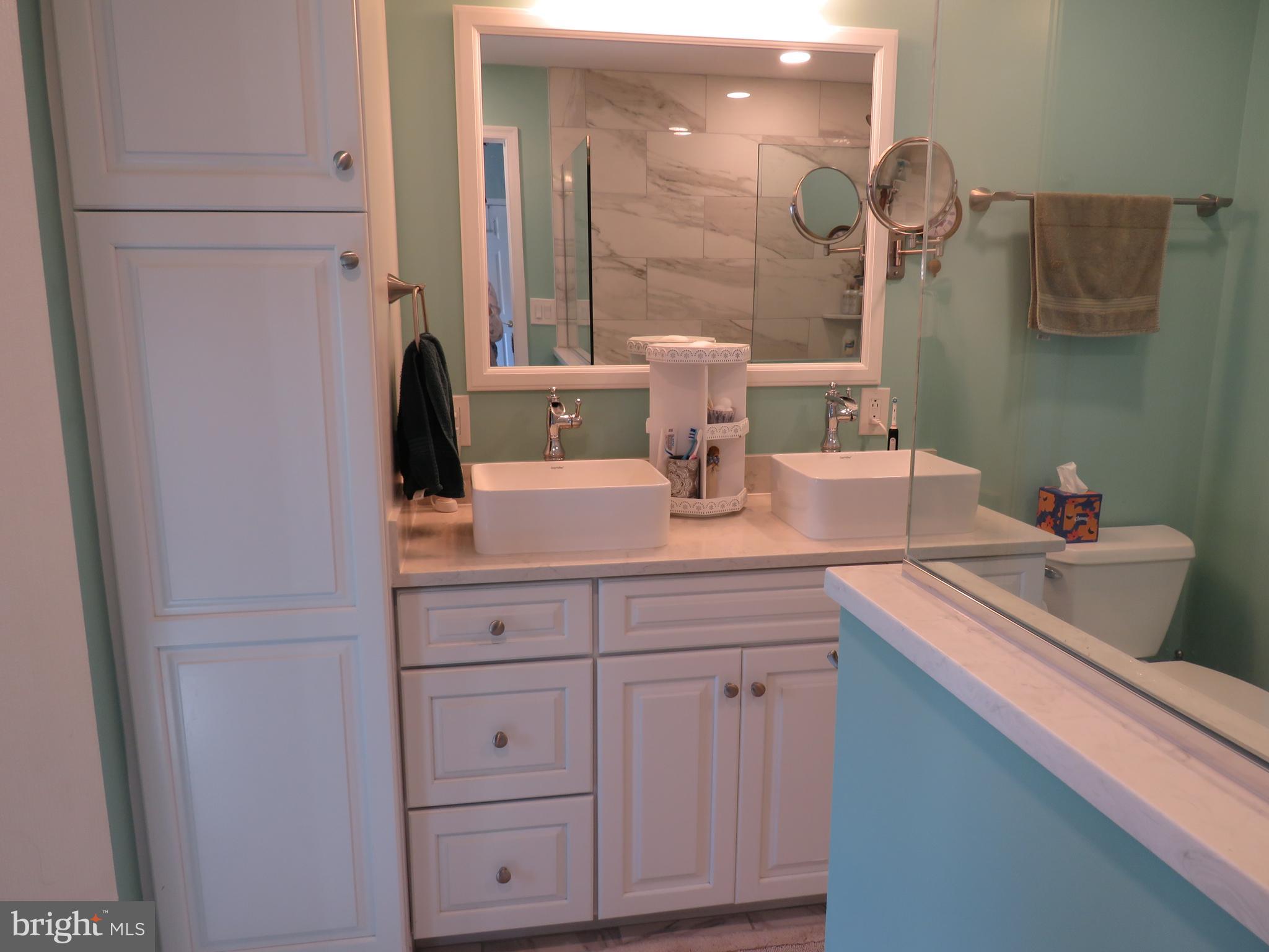 183 Spring Meadow Circle New Hope, PA 18938 - Photo 27 of 37 a bathroom with a sink and a mirror
