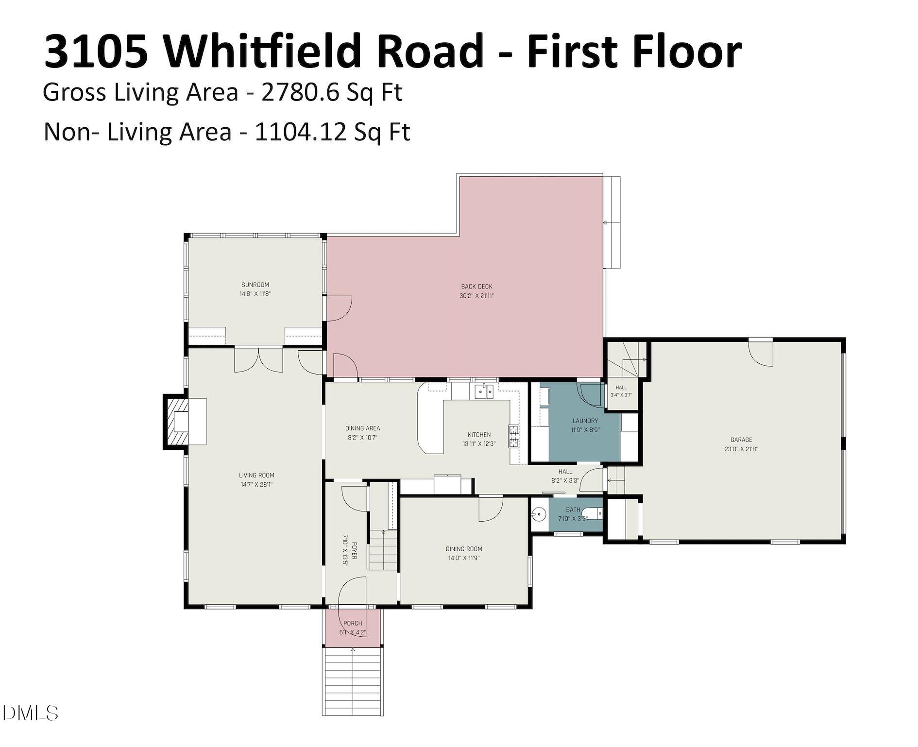 3105 Whitfield Road Chapel Hill, NC 27514 - Photo 73 of 77 First Floor FP