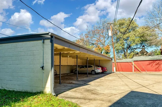 a outdoor space with chairs