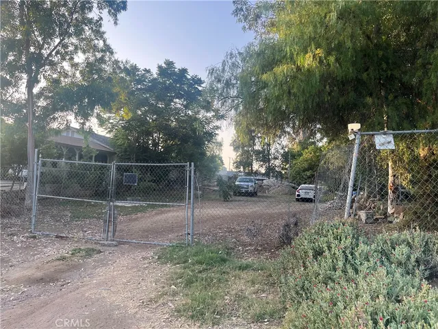 a backyard of a house