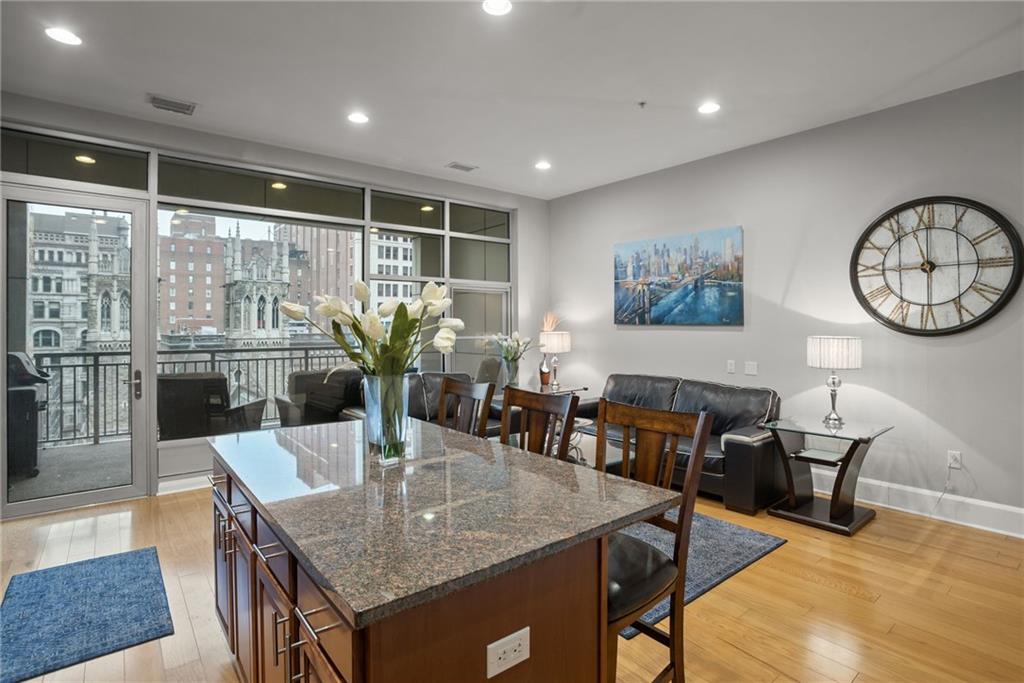 301 Fifth Avenue, Unit 511 Pittsburgh, PA 15222 - Photo 5 of 33 a view of a dining room and livingroom view