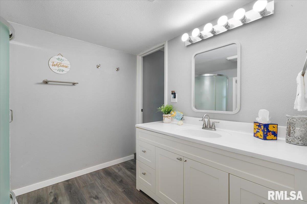 321 2nd Avenue East Milan, IL 61264 - Photo 19 of 33 a bathroom with a sink vanity and a mirror