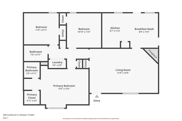 $1,670 | 4680 Tumblebrook Cove, Millington, TN 38053