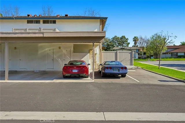 a car parked on the side of the road