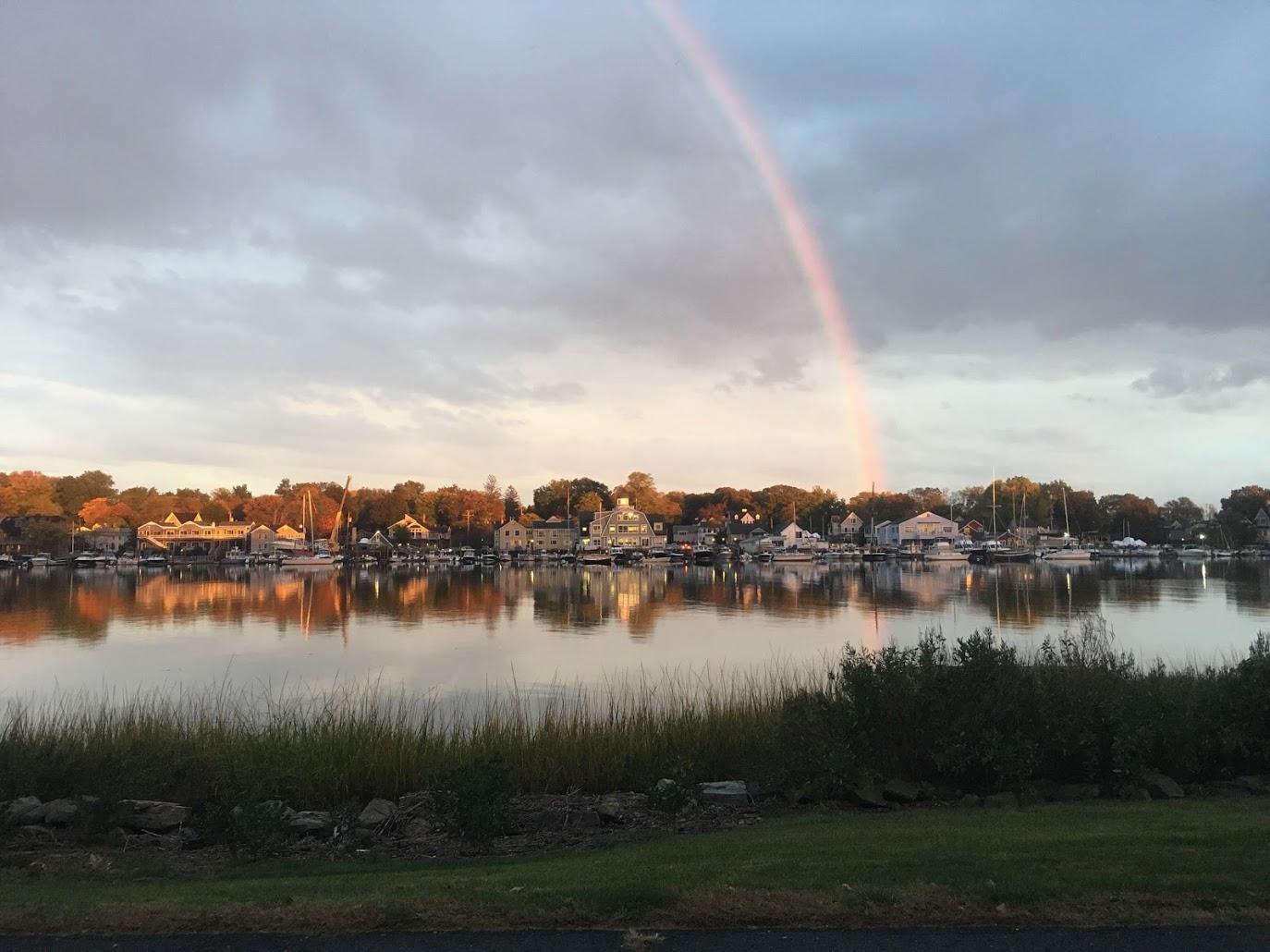 6 Davis Lane Darien, CT 06820 - Photo 46 of 49 a view of a lake with houses in outdoor space