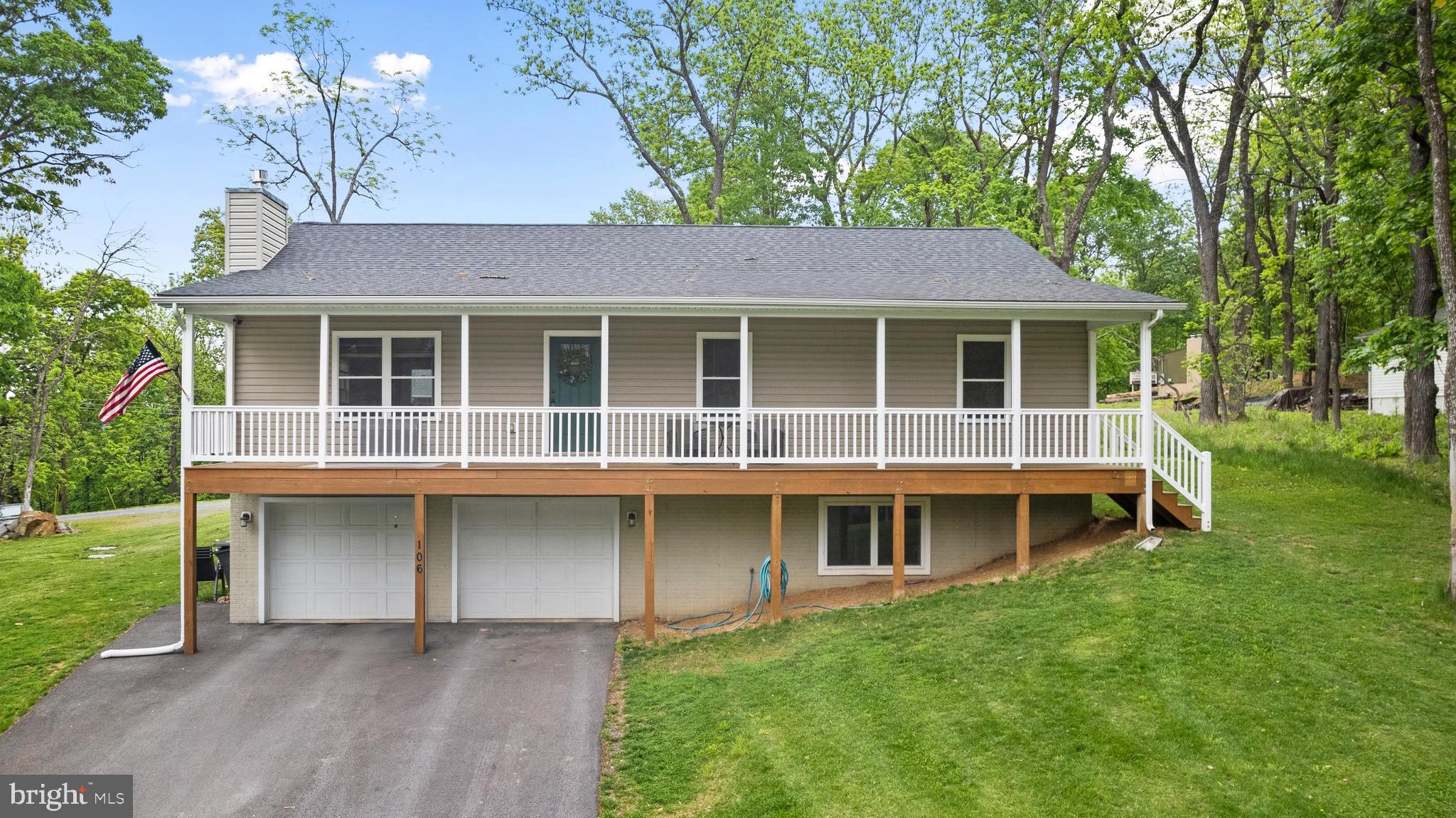 106 Split Rail Road Front Royal, VA 22630 - Photo 1 of 35 a view of house with a big yard and large trees