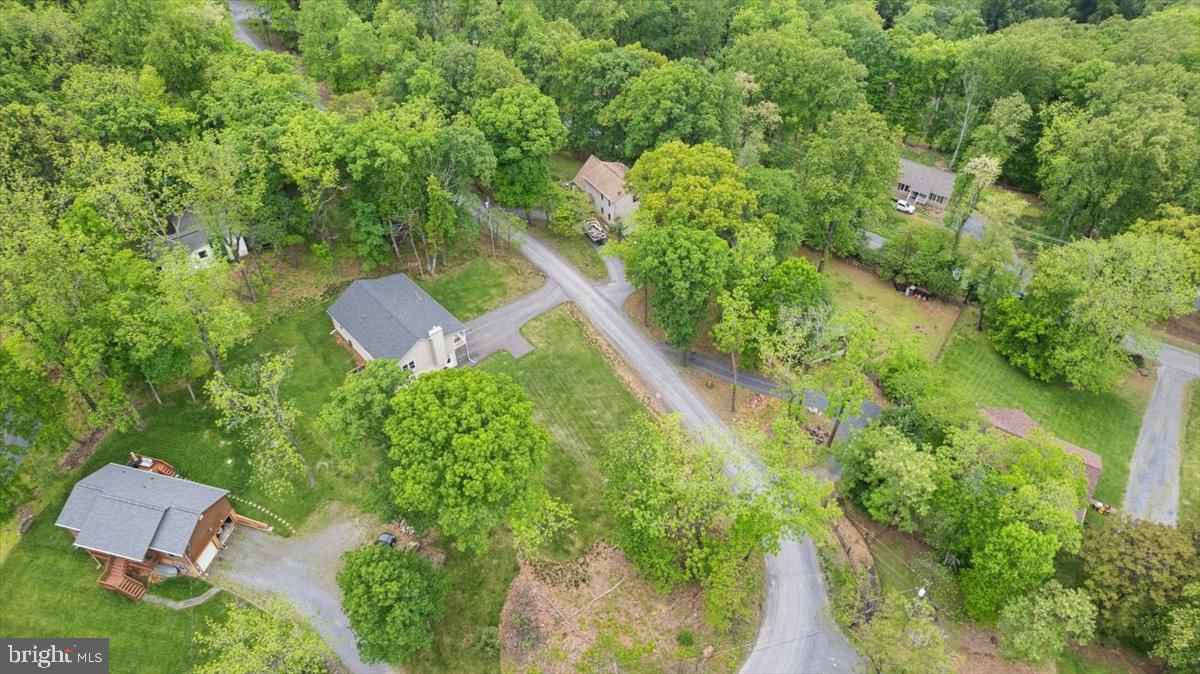 106 Split Rail Road Front Royal, VA 22630 - Photo 32 of 35 an aerial view of residential house with outdoor space and trees all around