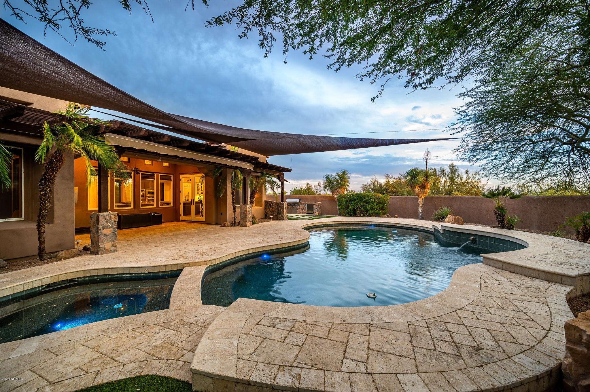 9167 East Mountain Spring Road Scottsdale, AZ 85255 - Photo 15 of 20 Large pool and spa