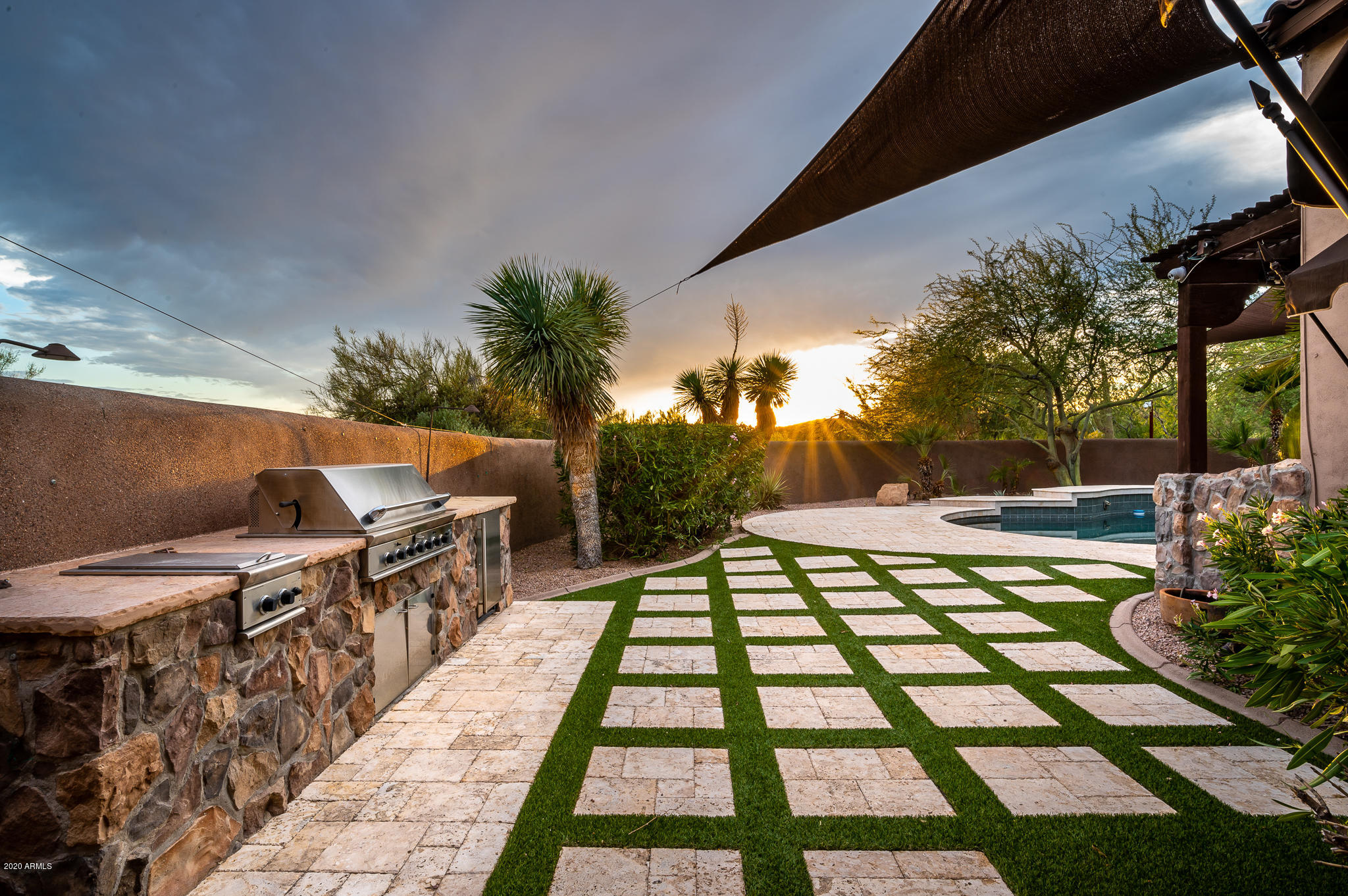 9167 East Mountain Spring Road Scottsdale, AZ 85255 - Photo 16 of 20 BBQ area