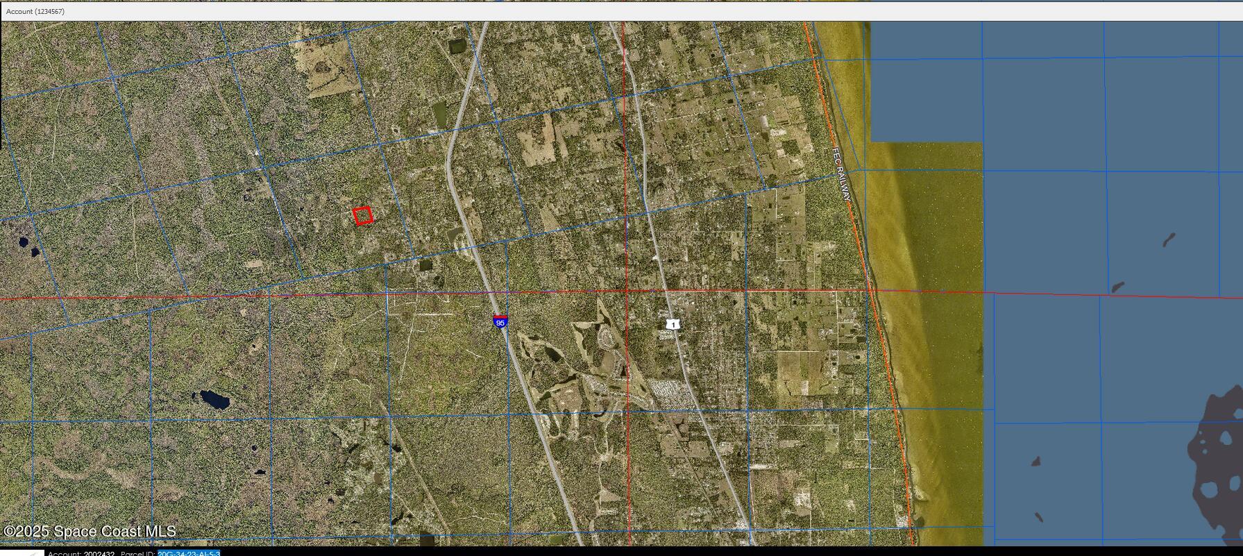0 Harrison Road Mims, FL 32754 - Photo 3 of 4 9.96 acre Harrison Rd.BCPAO - MapView