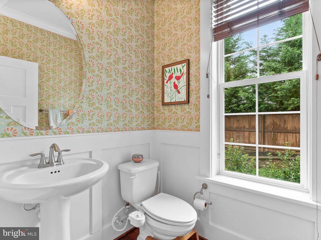 2107 Ellis Street Silver Spring, MD 20910 - Photo 22 of 65 Powder room off mud room in back hall
