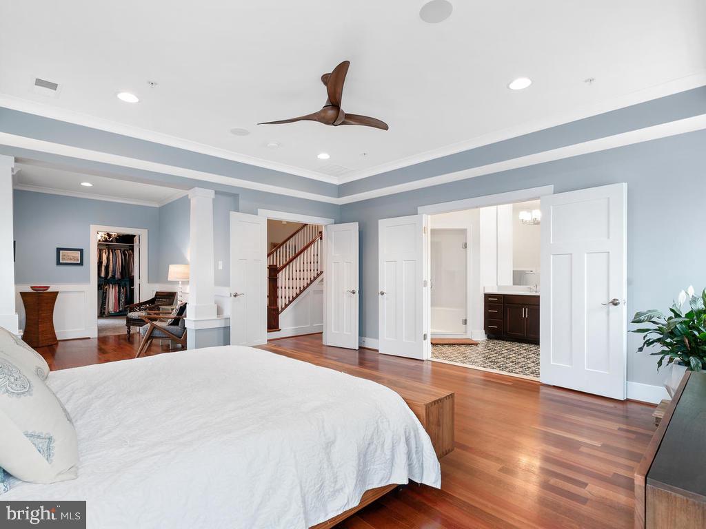 2107 Ellis Street Silver Spring, MD 20910 - Photo 32 of 65 Master suite with view to master bath