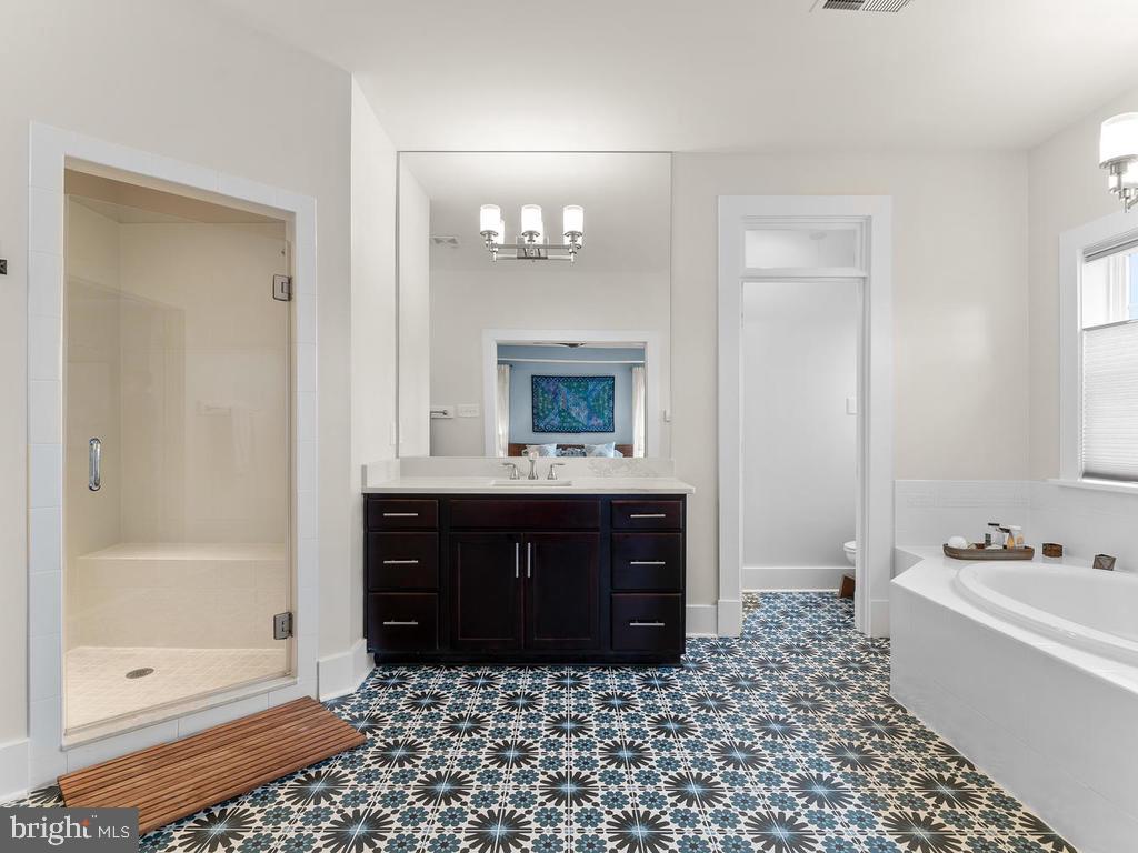2107 Ellis Street Silver Spring, MD 20910 - Photo 35 of 65 Beautiful heated tile floor, separate toilet room