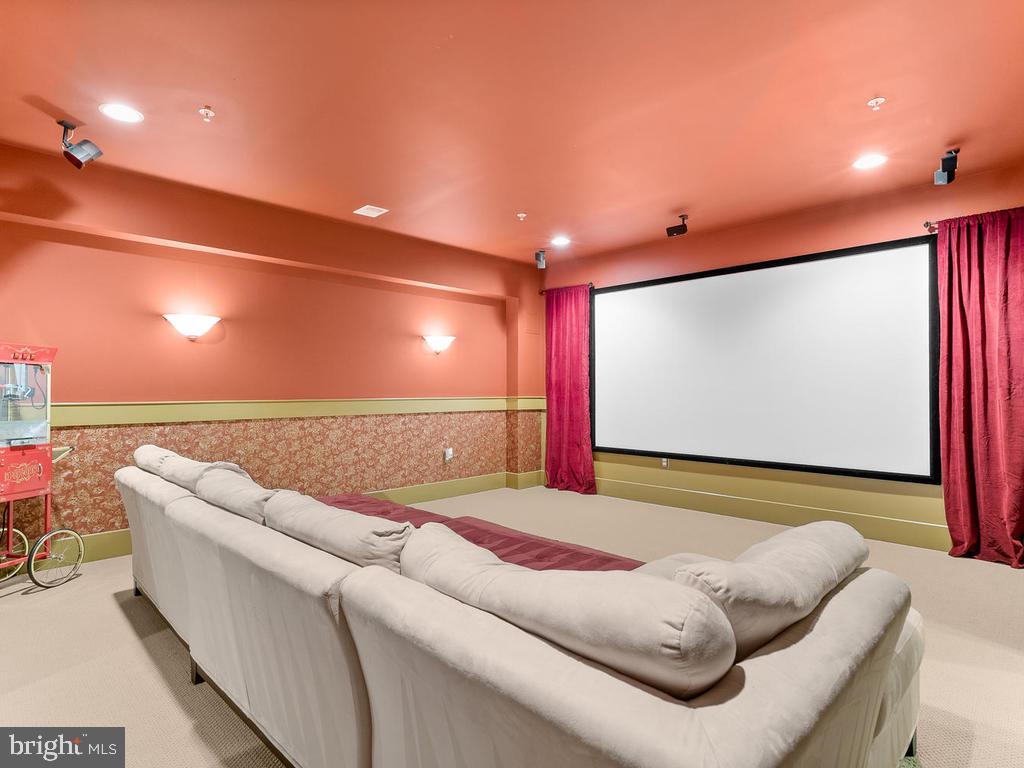 2107 Ellis Street Silver Spring, MD 20910 - Photo 49 of 65 Theatre with Bose sound, HD projector, 12' screen