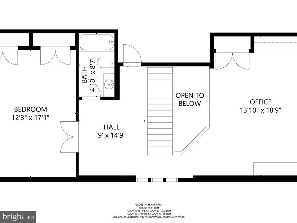 2107 Ellis Street Silver Spring, MD 20910 - Photo 58 of 65 Third level 755 sq feet