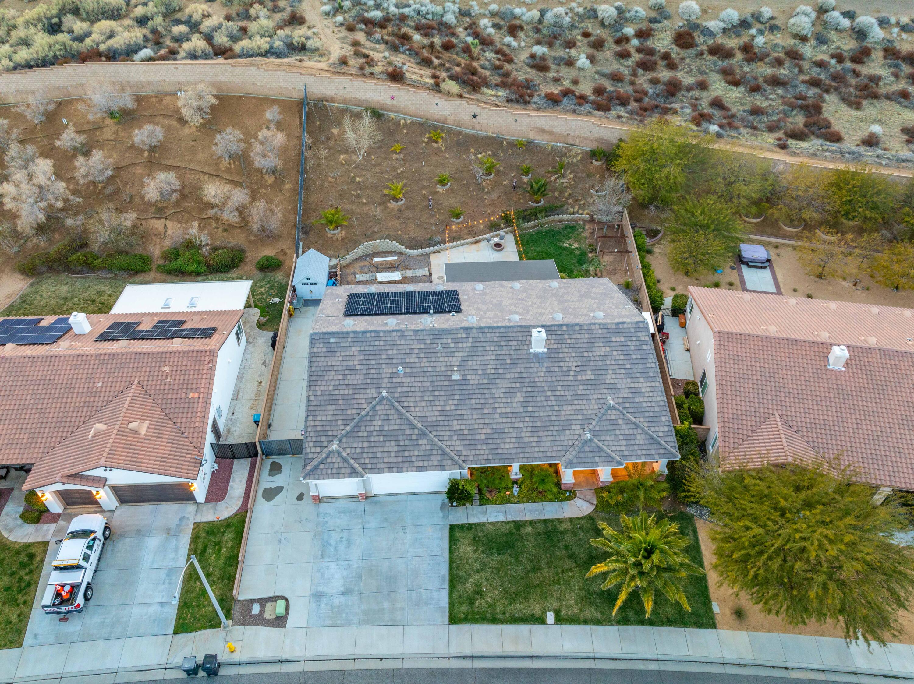 40467 Tiger Way Palmdale, CA 93551 - Photo 54 of 60 an aerial view of a house with a yard