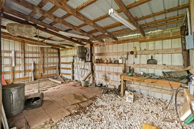 a house view with a garden space