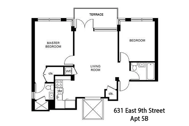 $1,399,999 | 631 East 9th Street, Unit 5B | East Village