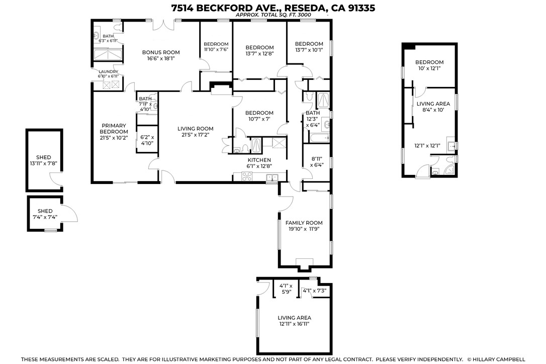 7514 Beckford Avenue Reseda, CA 91335 - Photo 4 of 20 a picture of a wall with a white wall and a painting