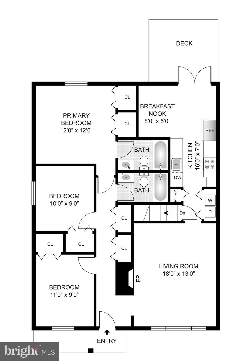 1357 Raleigh Drive Severn, MD 21144 - Photo 35 of 36 Main Level Floor Plan