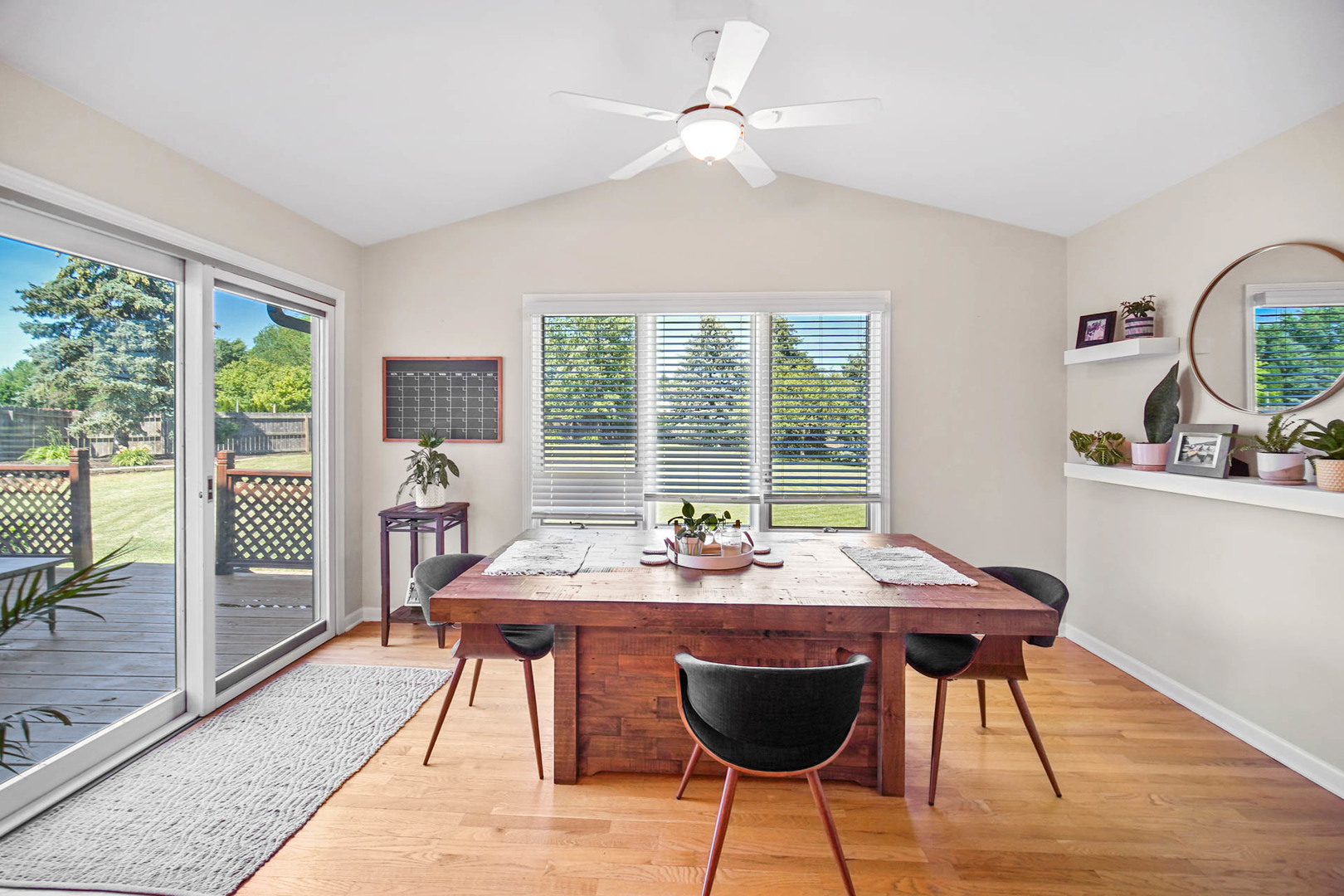 958 Willow Circle DeKalb, IL 60115 - Photo 14 of 35 a view of a dining room with furniture window and wooden floor