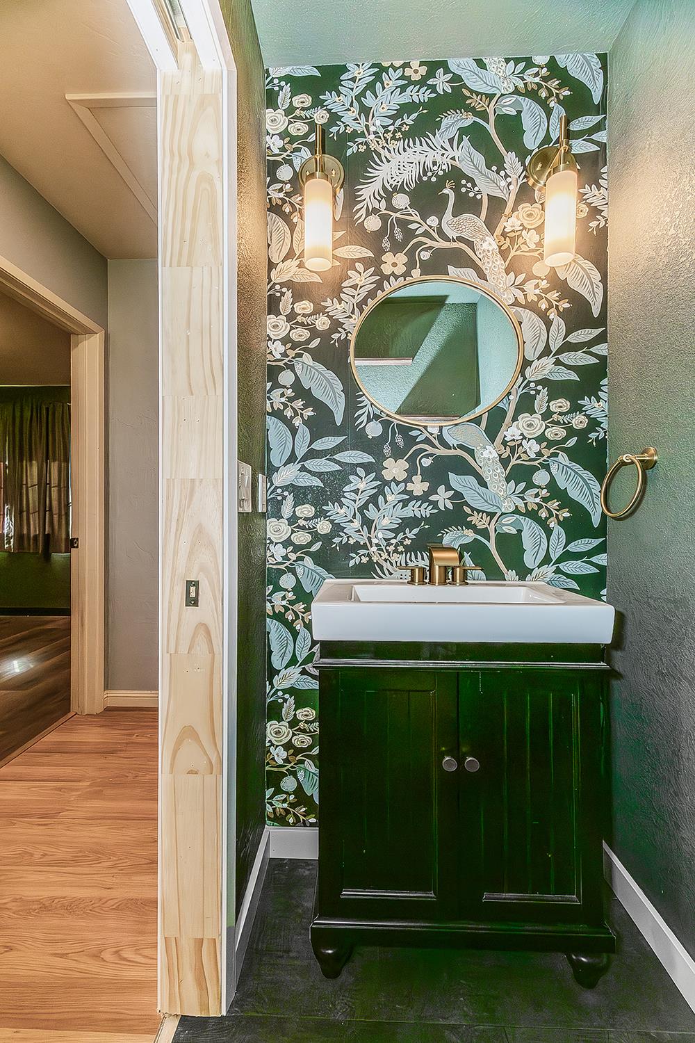 34664 Wilson Road Auberry, CA 93602 - Photo 15 of 35 a room with a stove and a wooden floor