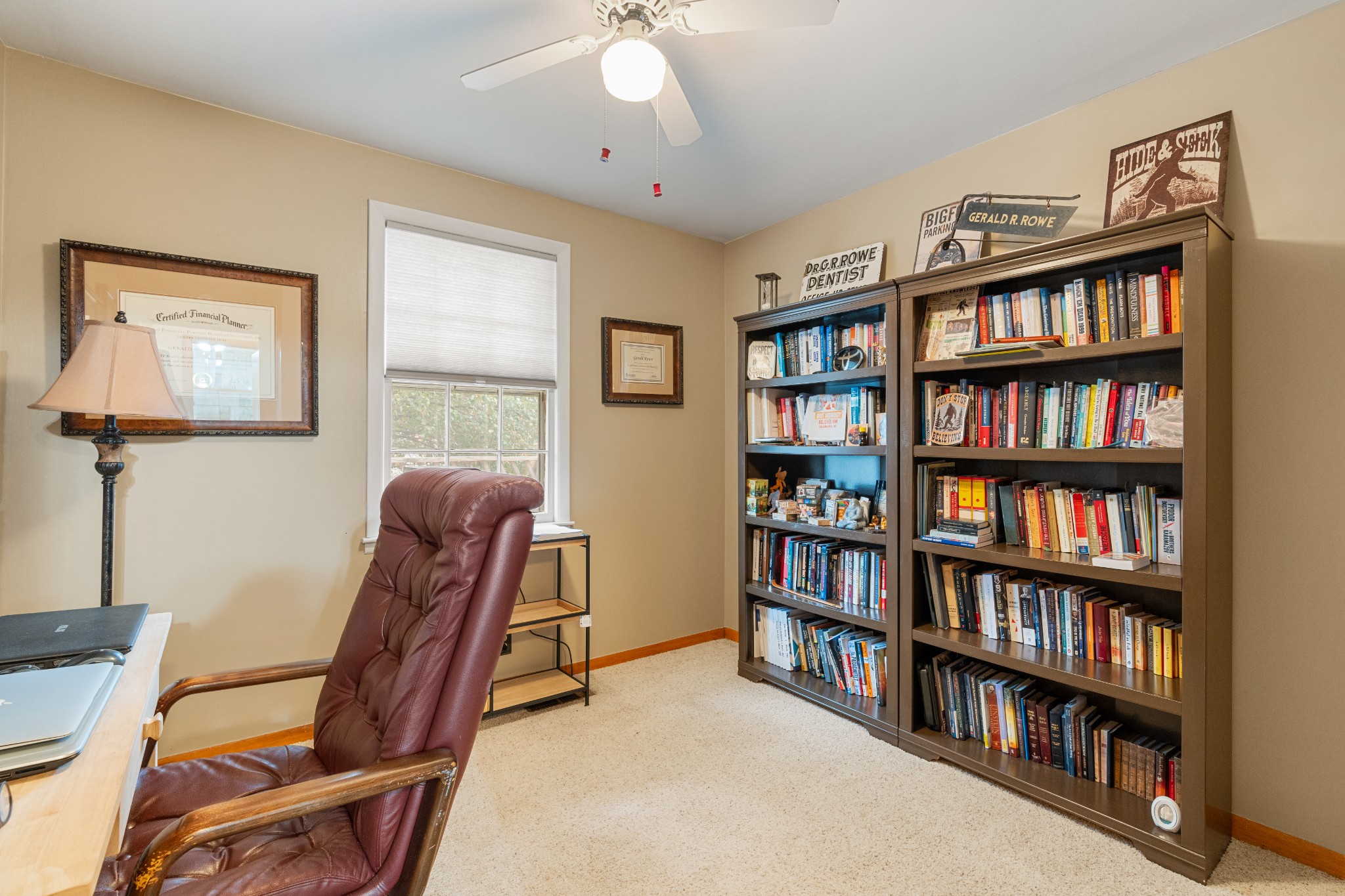 612 Canton Pass Madison, TN 37115 - Photo 13 of 24 a view of a workspace with a bookshelf