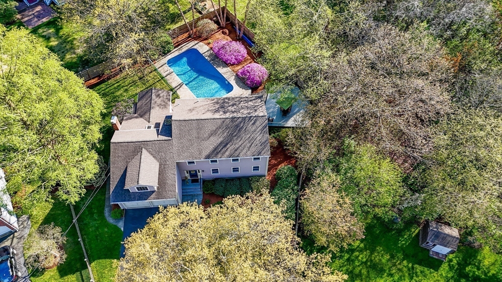 16 Haystack Road Reading, MA 01867 - Photo 36 of 42 a aerial view of a house
