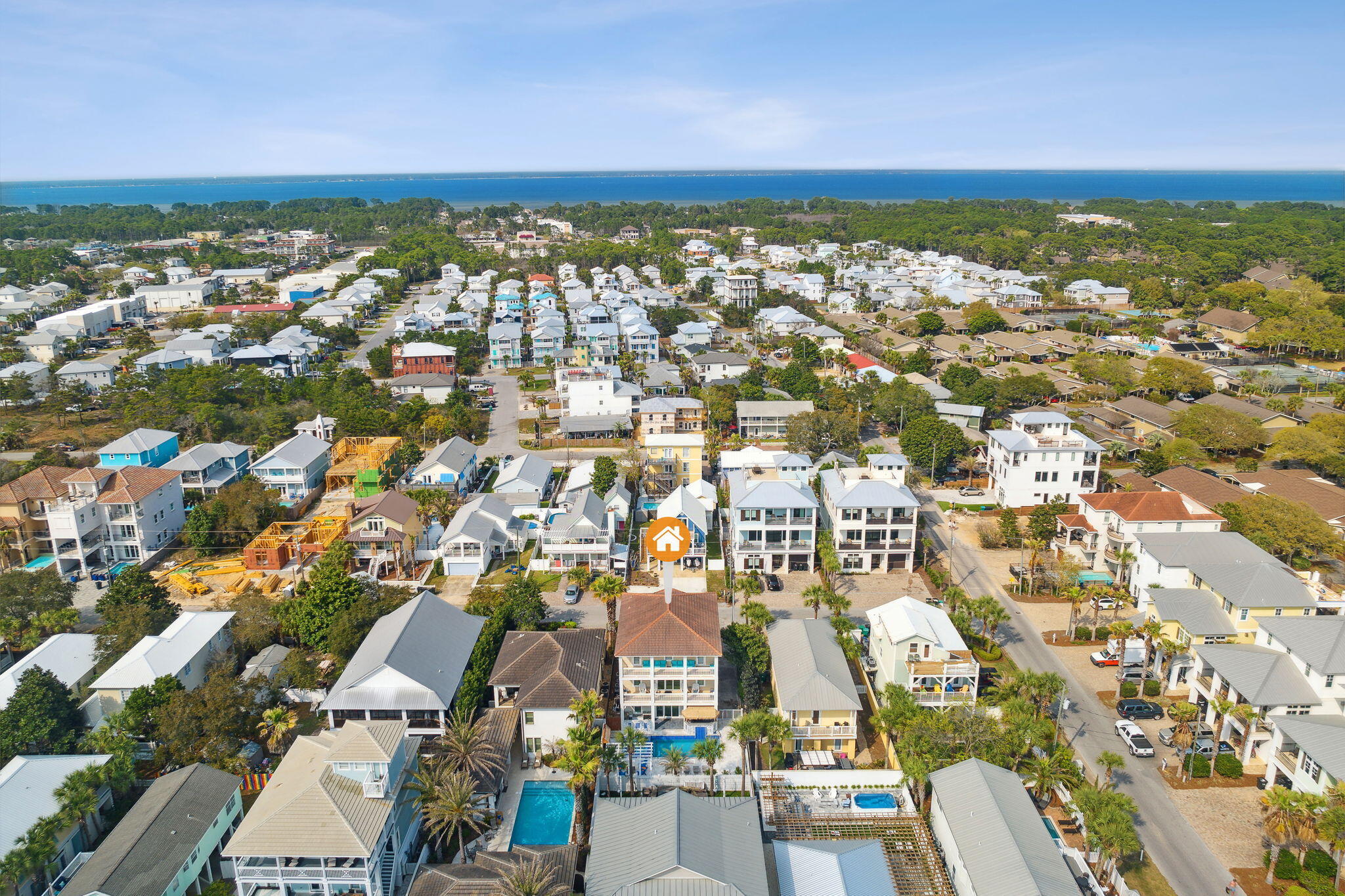 29 Sarasota Street Miramar Beach, FL 32550 - Photo 62 of 66 an aerial view of residential houses with outdoor space