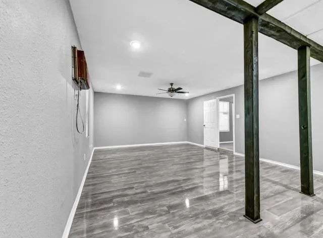 a view of an empty room