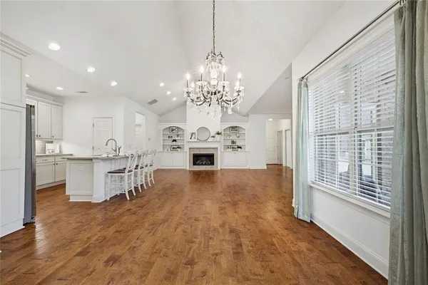 a view of front door and bedroom